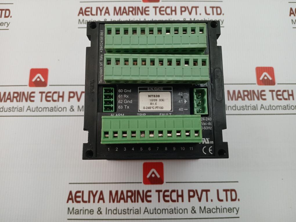 Tecsystem 24-240 Vac-dc 50-60Hz Protection Relay Nt538