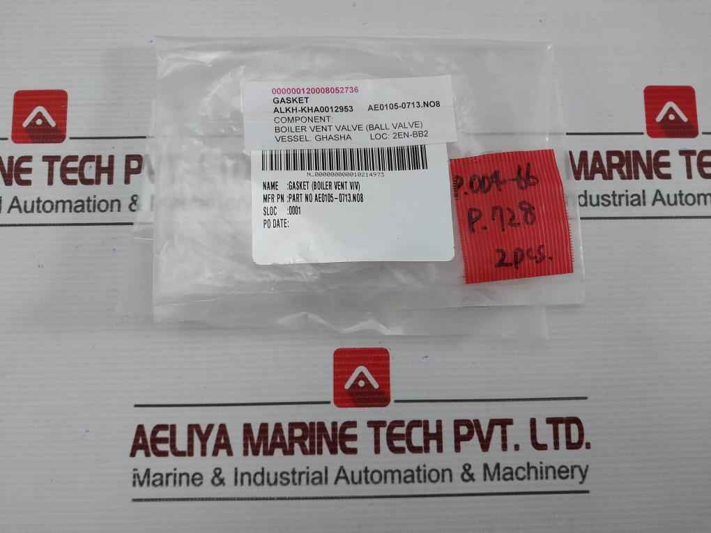 Teflon Ae0105-0713.N07 Seat Gland Steam Thrust Bearing Kit For Boiler Vent V/V