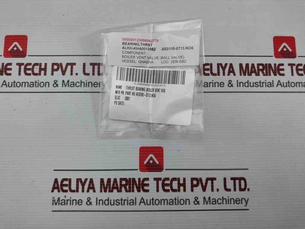 Teflon Ae0105-0713.N07 Seat Gland Steam Thrust Bearing Kit For Boiler Vent V/V