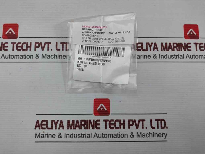 Teflon Ae0105-0713.N07 Seat Gland Steam Thrust Bearing Kit For Boiler Vent V/V