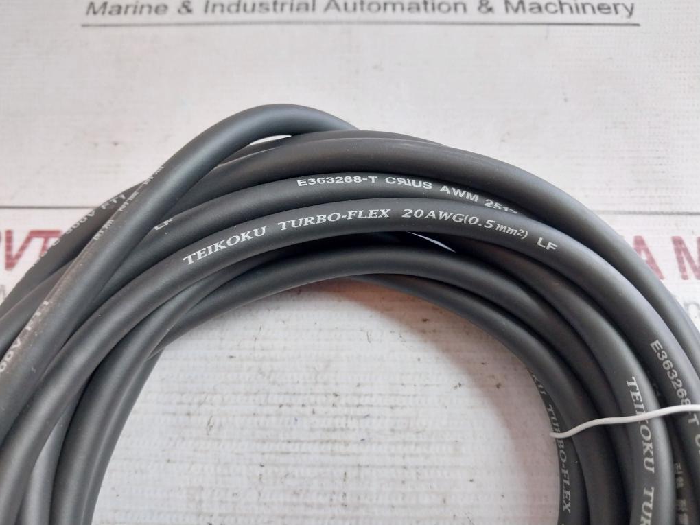 Teikoku Turbo-flex 20Awg Cable E363268-t Awm 2517 5 Meter