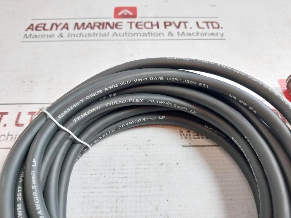 Teikoku Turbo-flex 20Awg Cable E363268-t Awm 2517 5 Meter