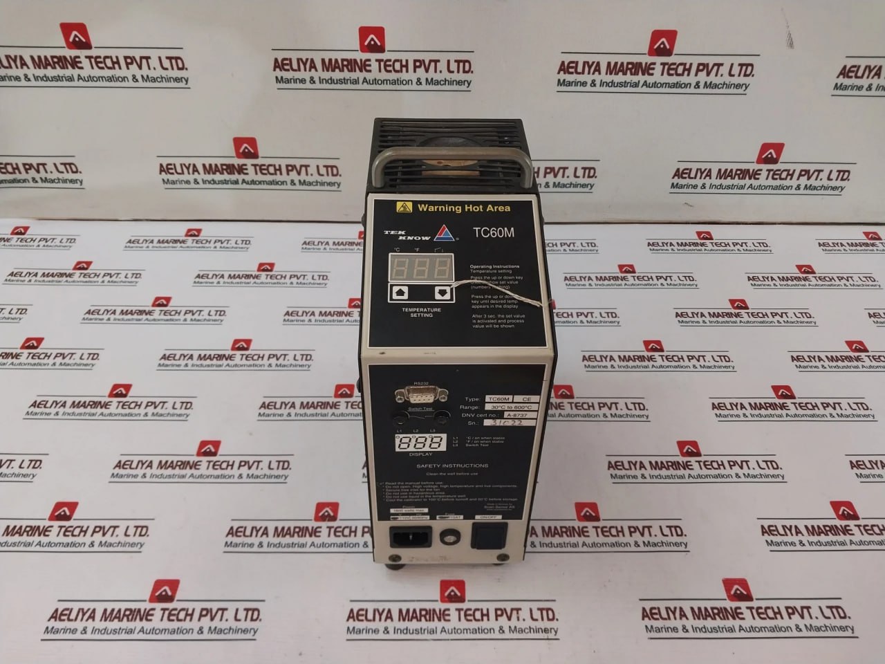 Tek Know Tc60M Temperature Calibrator 30°C To 600°C 50/60 Hz Nhi 22 110V 1600 Watt