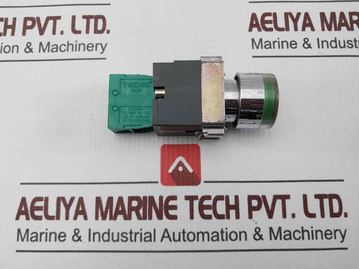 Teknic 2Lhlr 240 Ac Green Push Button 500V 10A