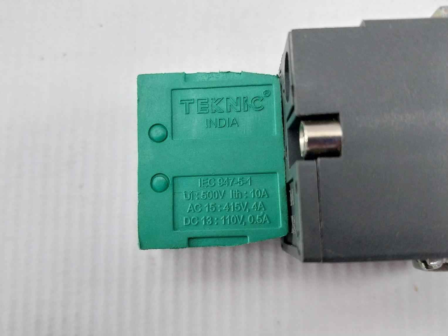 Teknic 2Lhlr 240 Ac Green Push Button 500V 10A