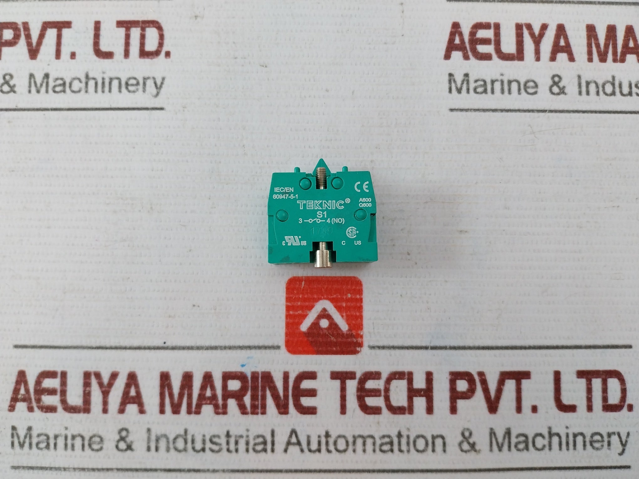 Lot Of 5X Teknic S1 Push Button Contact Block 500V 10A A600 Q600