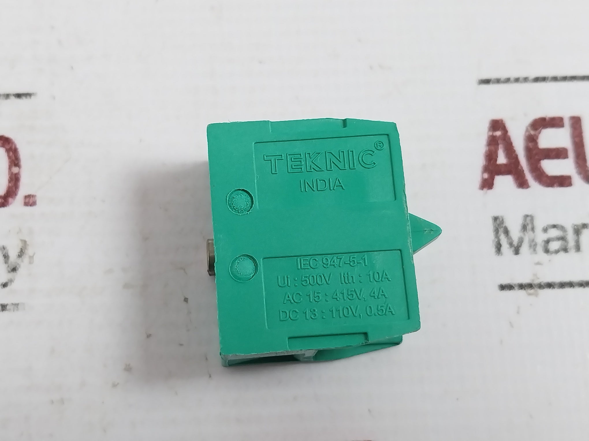 Teknic S1 Push Button Contact Block Units Iec/En 60947-5-1