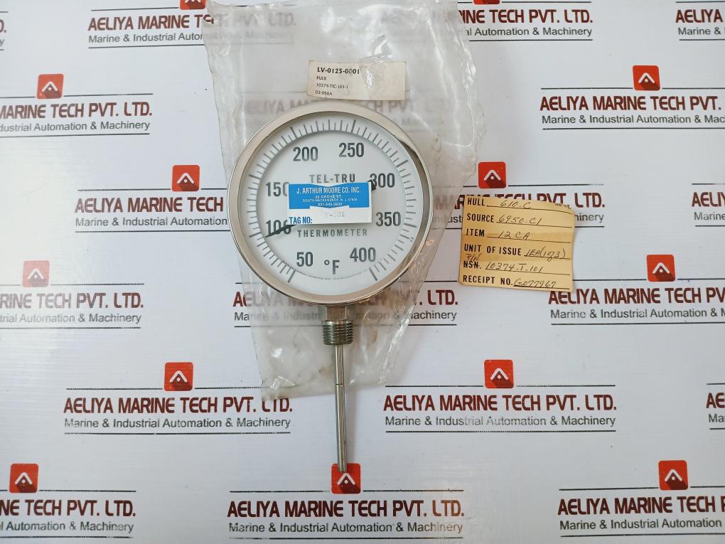 Tel-tru 10374-t-101 Thermometer 50-400˚f