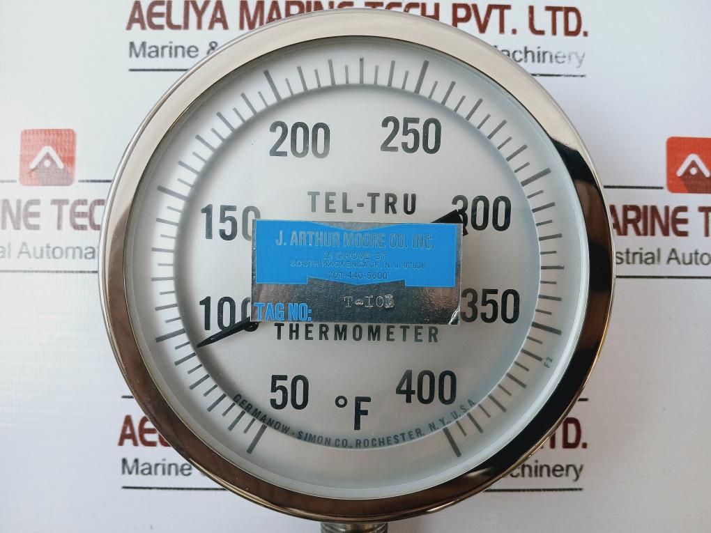 Tel-tru 10374-t-101 Thermometer 50-400?f