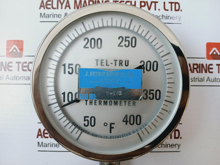 Tel-tru 10374-t-101 Thermometer 50-400?f