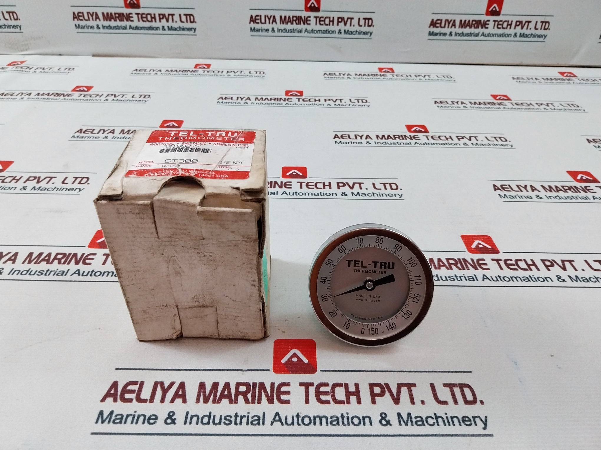 Tel-ttel-tru Gt300 Analog Dial Thermometer 0-150°C