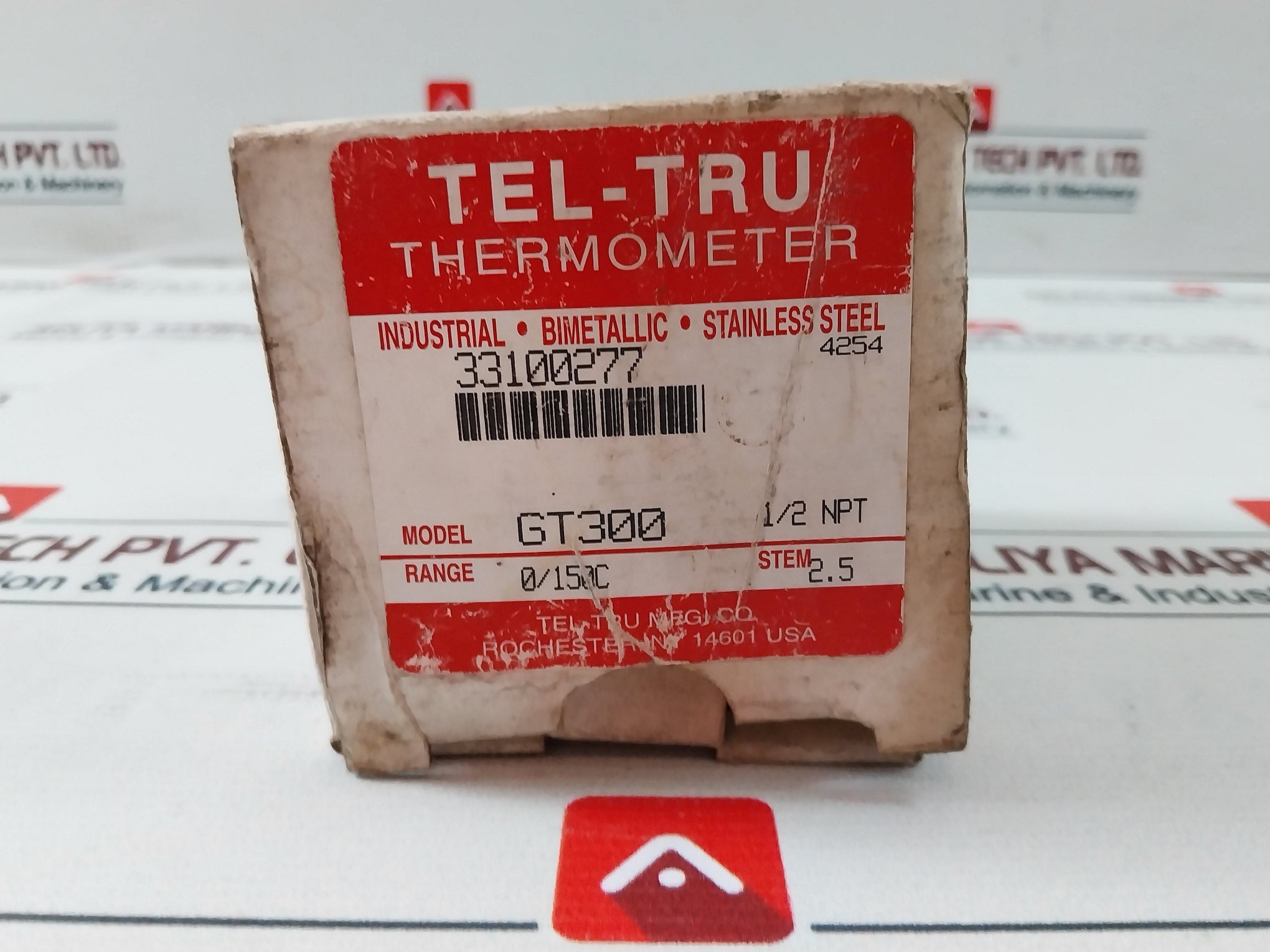 Tel-ttel-tru Gt300 Analog Dial Thermometer 0-150°C