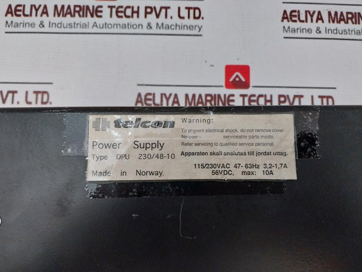 Telcon Dpu 230/48-10 Power Supply