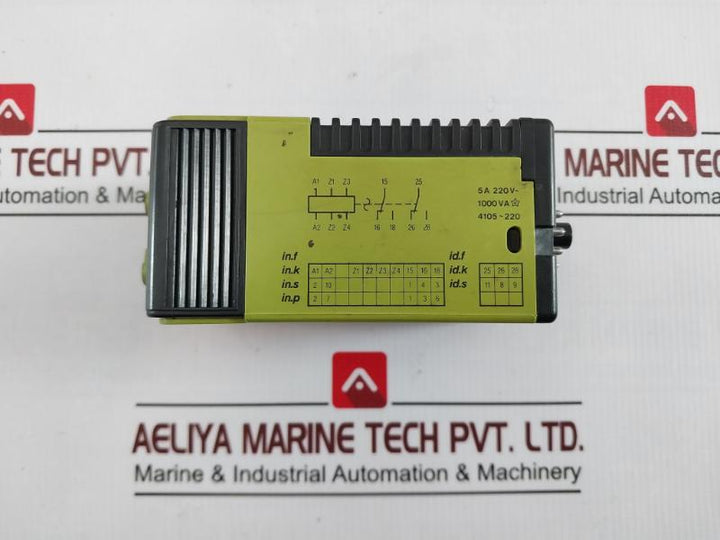 Tele 4105-220 Time Delay Relay 5A 23105 St
