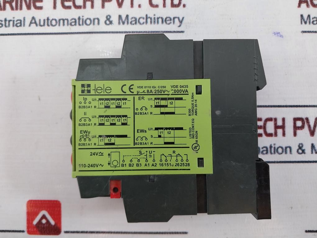 Tele D12Di Multi Function Timer Relay 24V