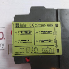 Tele D12Dq Timer Relay 5A 250V 1250Va 110-240V 24V 05-1 0,5Nm Igr. C/250