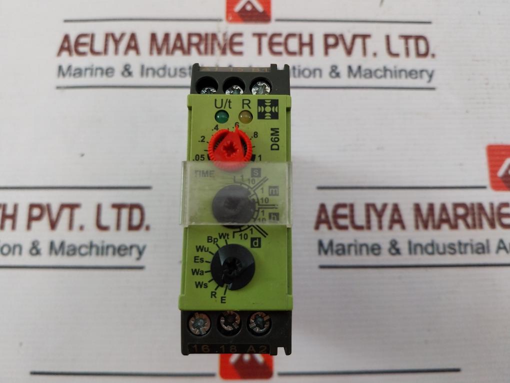 Tele D6M Multifunction Timer 12-240V Awg 20-14 8A 250V 2000Va
