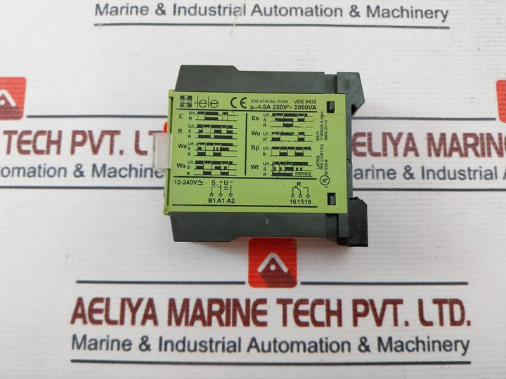 Tele D6M Multifunction Timer 12-240V Awg 20-14 8A 250V 2000Va