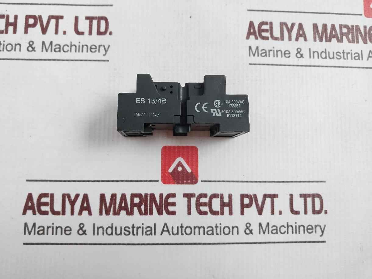 Tele Es 15/4B Relay Socket 10A 300Vac E113714