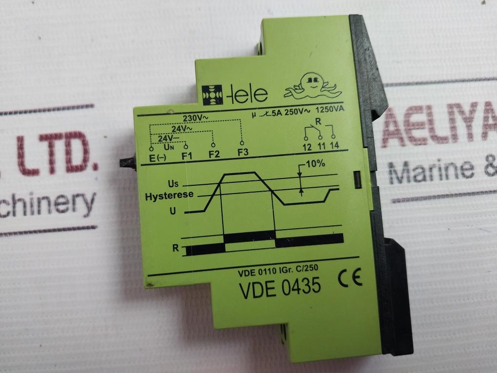 Tele Ouh 1 Monitoring Relay 5A 250V Vde0110 Igr.C/250