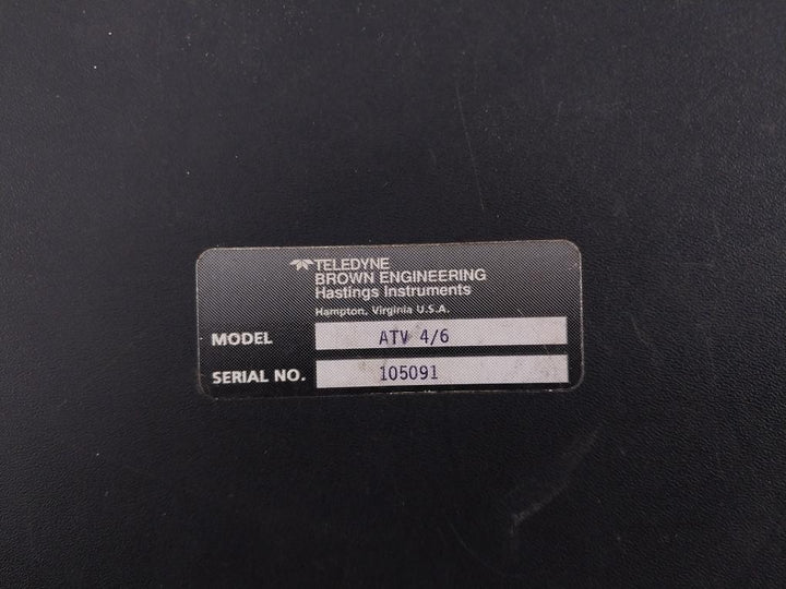 Teledyne Atv 4/6 Portable Vacuum Gauge 402-715