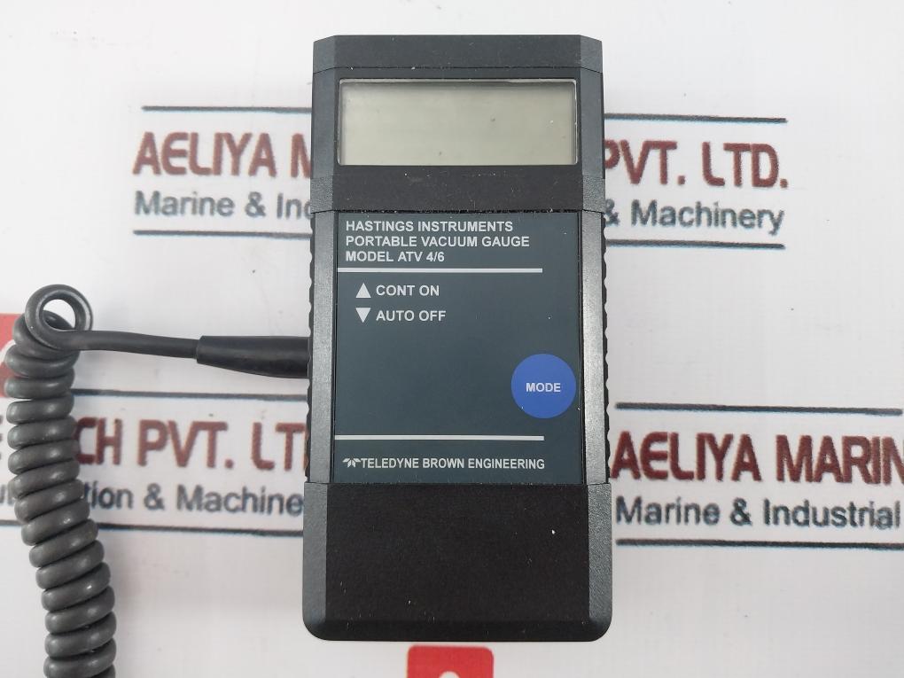 Teledyne Atv 4/6 Portable Vacuum Gauge 402-715