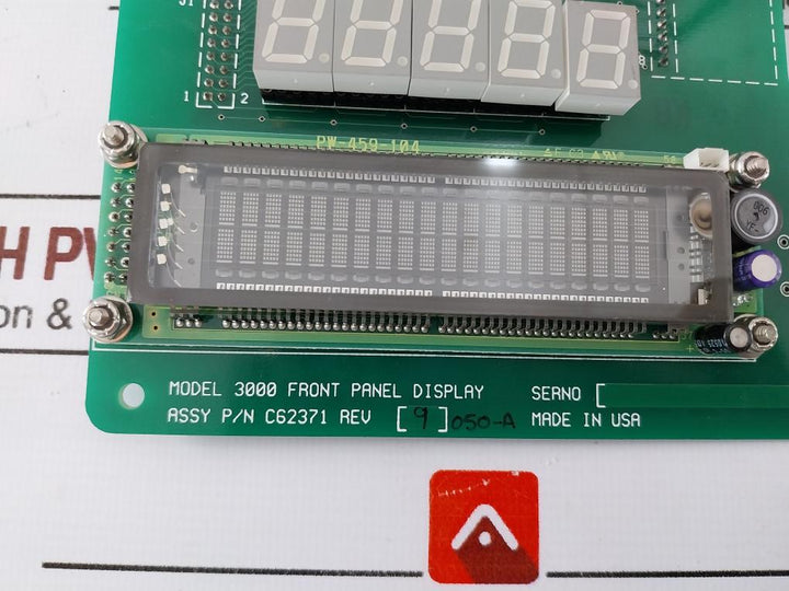 Teledyne C62371 Front Panel Display Pc Board Module Assy P/N: C62371 94V0