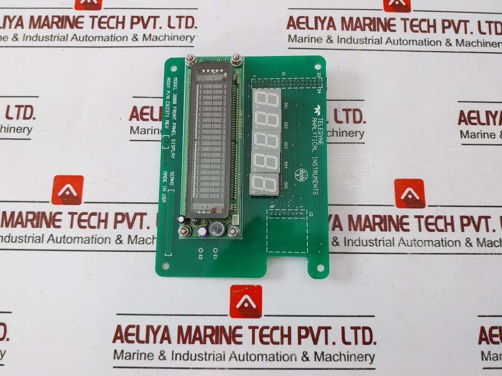 Teledyne C62371 Front Panel Display Pc Board Module Assy P/N: C62371 94V0