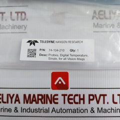 Temperature Sensor Probe 74-104-210 Teledyne Hanson