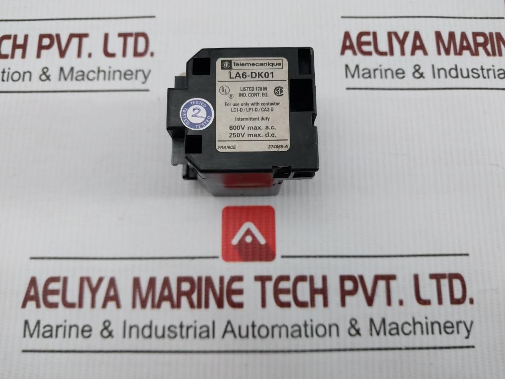 Telemecanique-600V-Max-A-C-Contactor-La6-dk01-208825-7