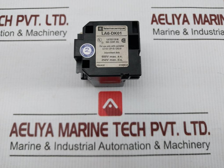 Telemecanique-600V-Max-A-C-Contactor-La6-dk01-208825-7