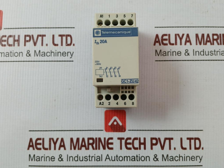 Telemecanique 220V 60Hz Definite Purpose Contactor Gc1-zu42