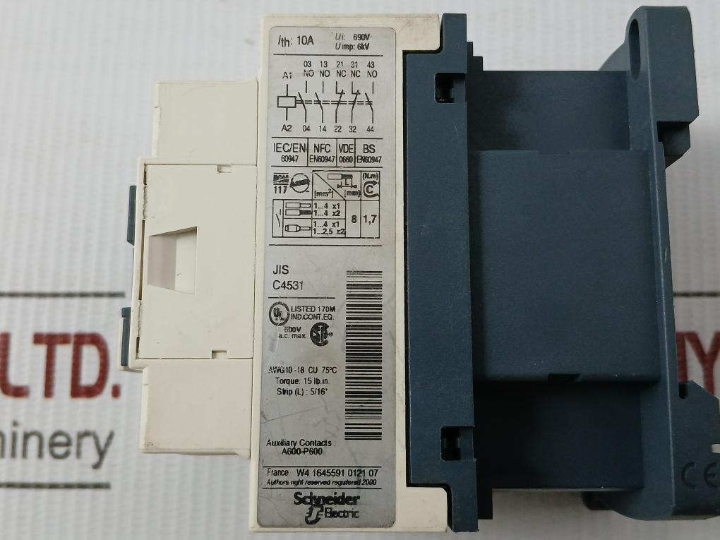 Telemecanique 690V/10A Control Relay Cad32
