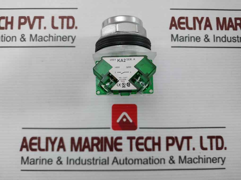Telemecanique 9001 Ka2 Contact Block With Pushbutton Ser K