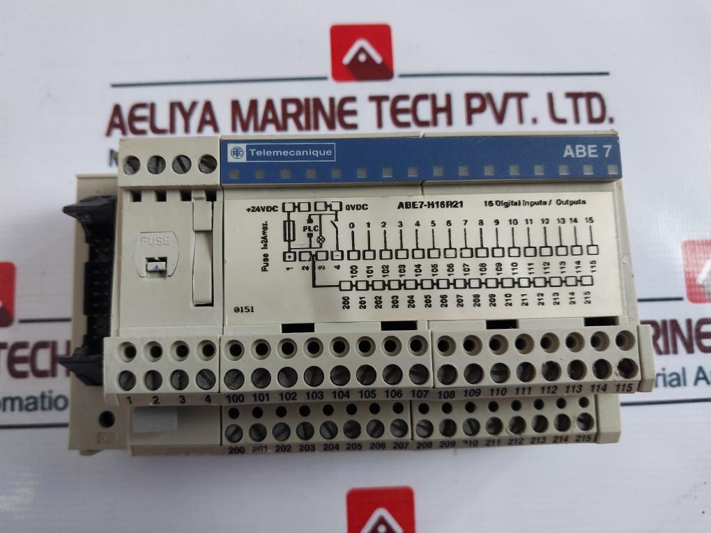 Telemecanique ABE7-H16R21 16 Digital I/O Base Interface Module 30 Vdc
