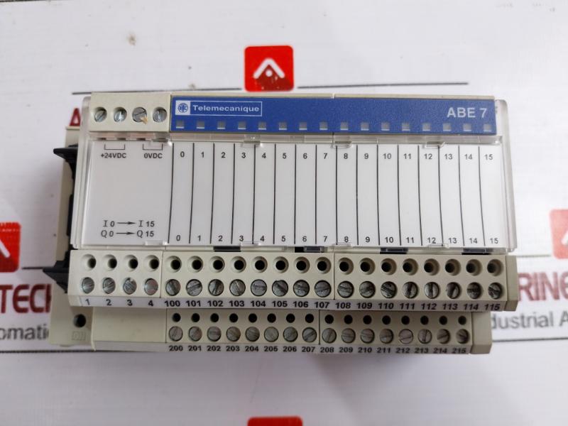 Telemecanique Abe7-h16r21 I/o Passive Connection Sub Base Module 24vdc