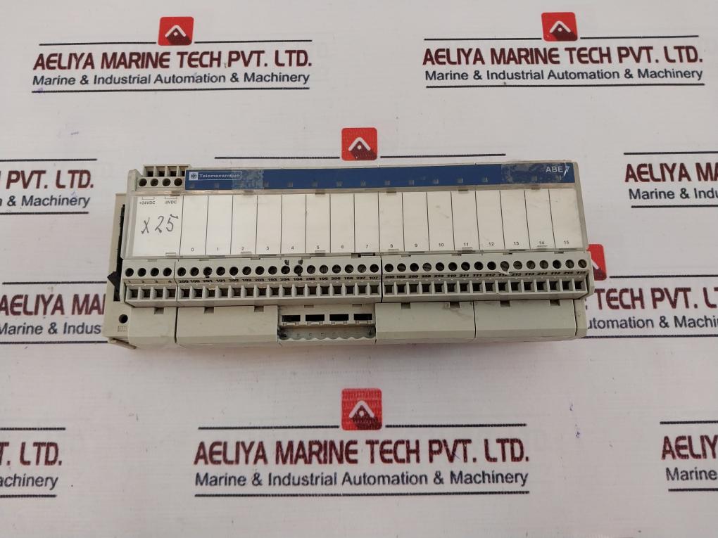 Telemecanique ABE7-R16S210 Electromechanical Output Relay Sub-base