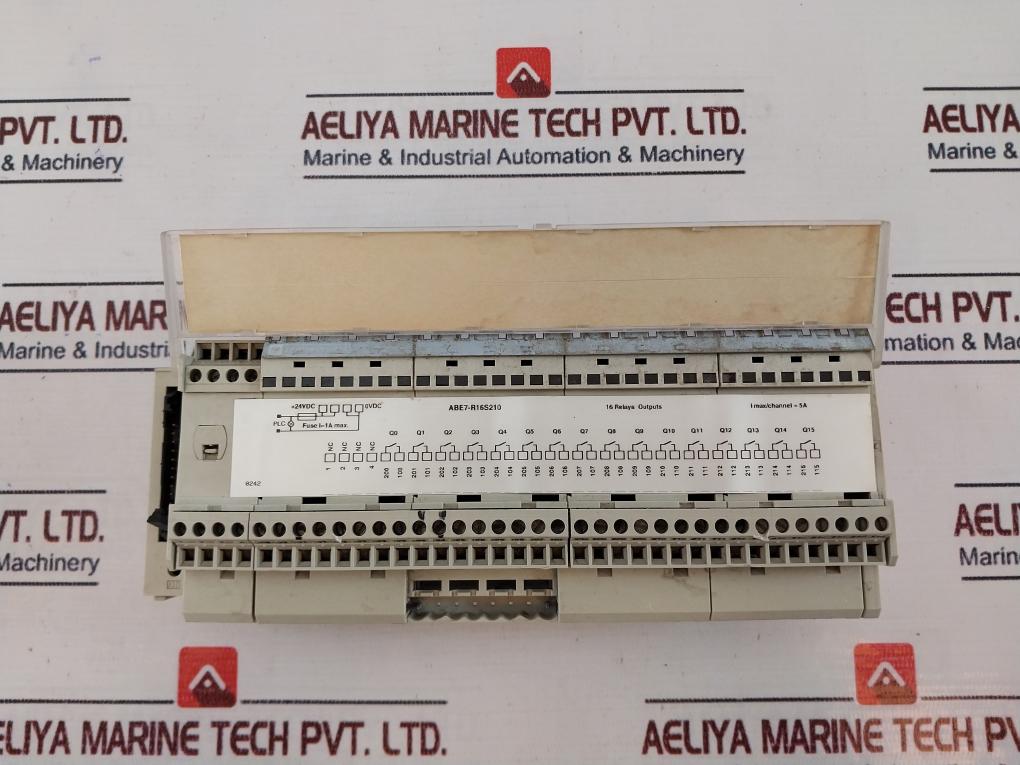 Telemecanique ABE7-R16S210 Electromechanical Output Relay Sub-base
