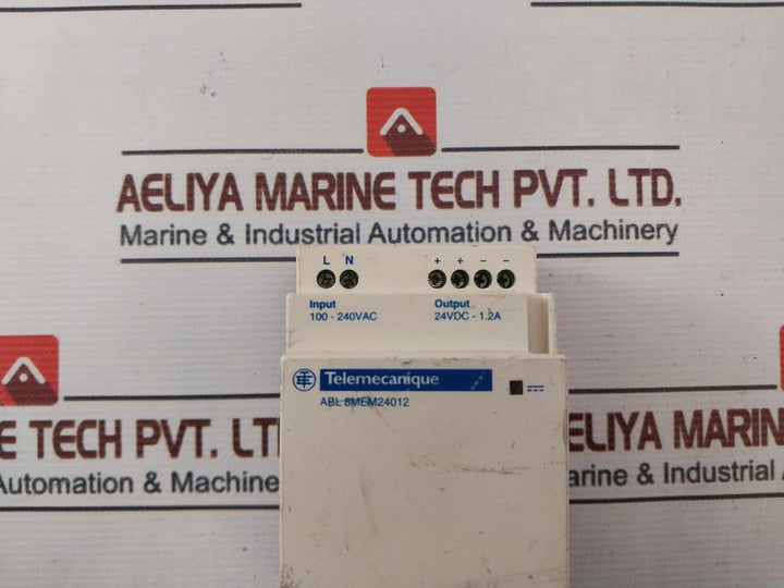 Telemecanique Abl8Mem24012 Modular Power Supply 100-240Vac 0.65-0.40A 50/60Hz