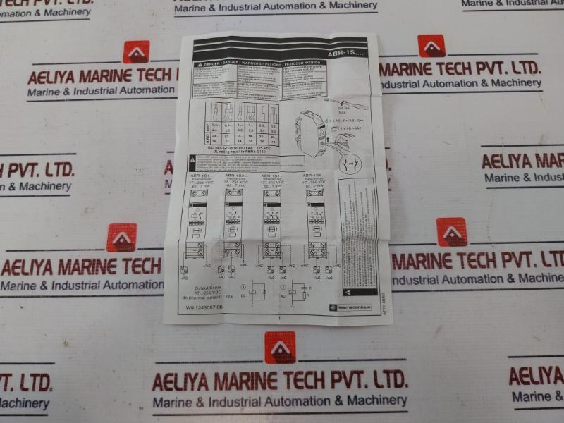 Telemecanique Abr-1s118b Output Interface Relay 12a 24v Ac/dc Input 17-255 Vdc