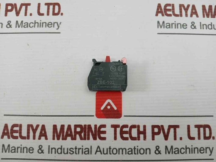Telemecanique Ac15-240V 3A Auxiliary Contact Block Zbe-102