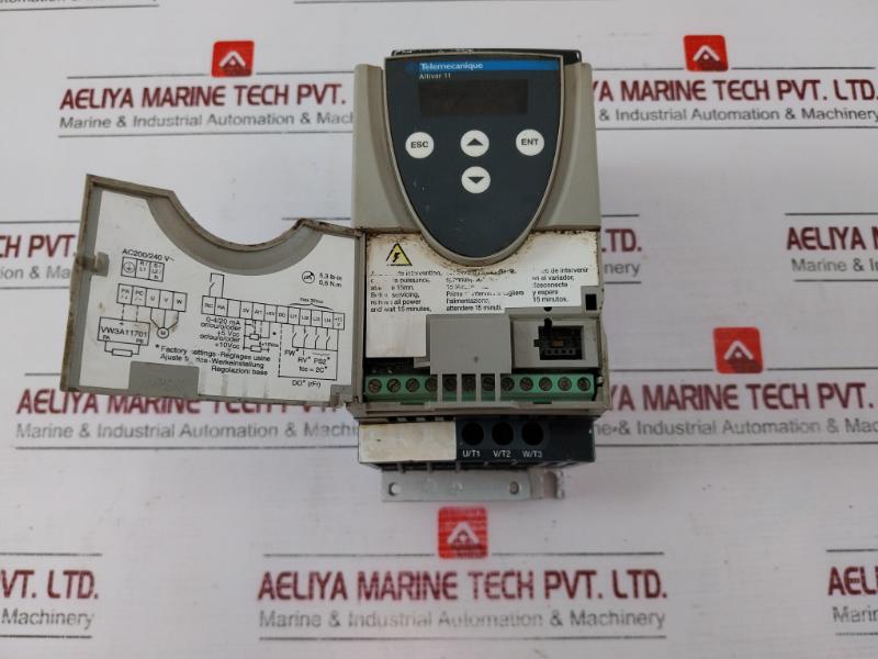 Telemecanique Atv11Hu05M2E Altivar 11 Variable Frequency Drive, 230V~ 8B0951105591