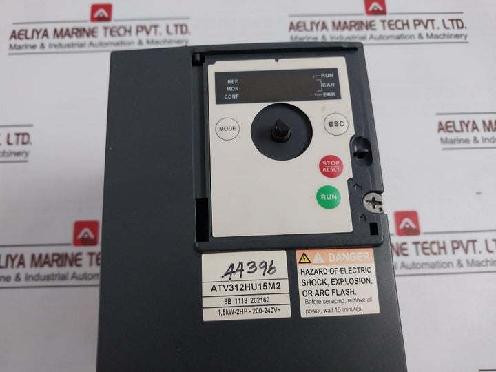 Telemecanique Atv312Hu15M2 Variable Speed Drive V5.1 Ie54 200-240V- 1,2Nm 10,7 Lb-in