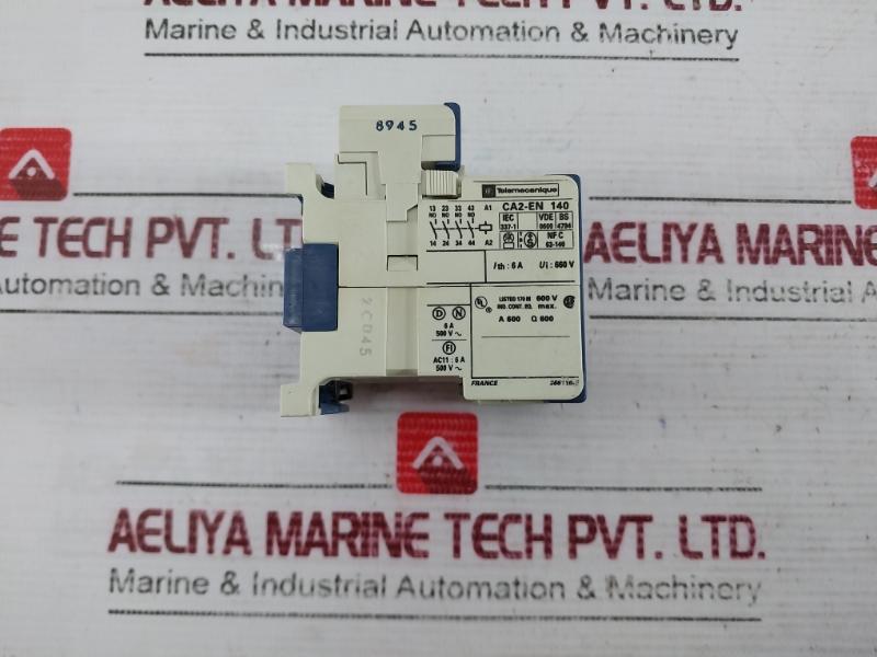 Telemecanique Ca2-en 140 Contactor 600V Max 6A 500V
