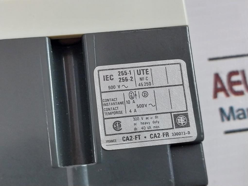 Telemecanique Ca2-ft Time Delay Relay