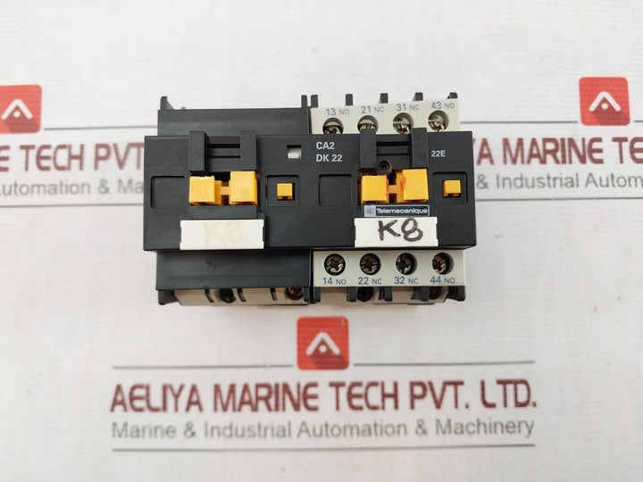 Telemecanique Ca2 Dk 22 Control Relay 110V Ac 50/60Hz Iec/En 60947-5-1 10A