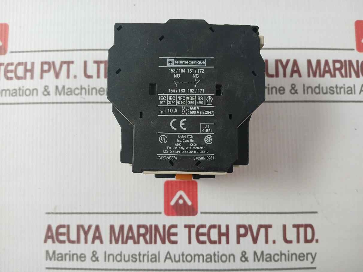 Telemecanique Ca2 Dn22 Auxiliary Control Relay