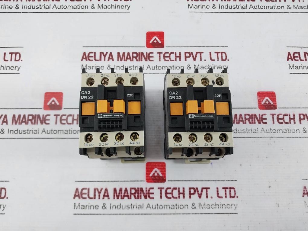 Telemecanique Ca2 Dn22 Contactor 6A 500V Jis C4531 220-230V 50Hz/60Hz