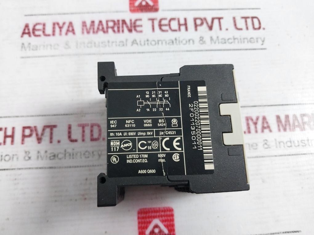 Telemecanique Ca2Kn Control Relay 220/230V 50/60Hz 10A 690V