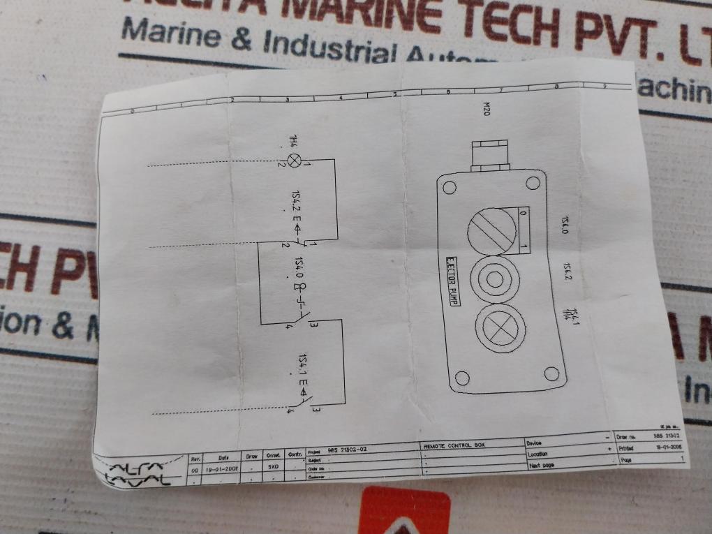 Telemecanique Cm 12 Pg 13,5 Push Button Enclosure Switch